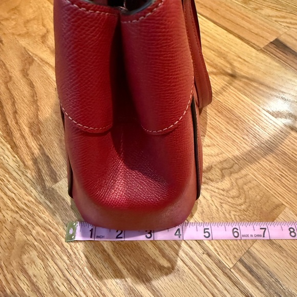 Coach Brooke Carryall Crossbody Leather Red Purse Shoulder Bag G1857-F25397 - Picture 4 of 16